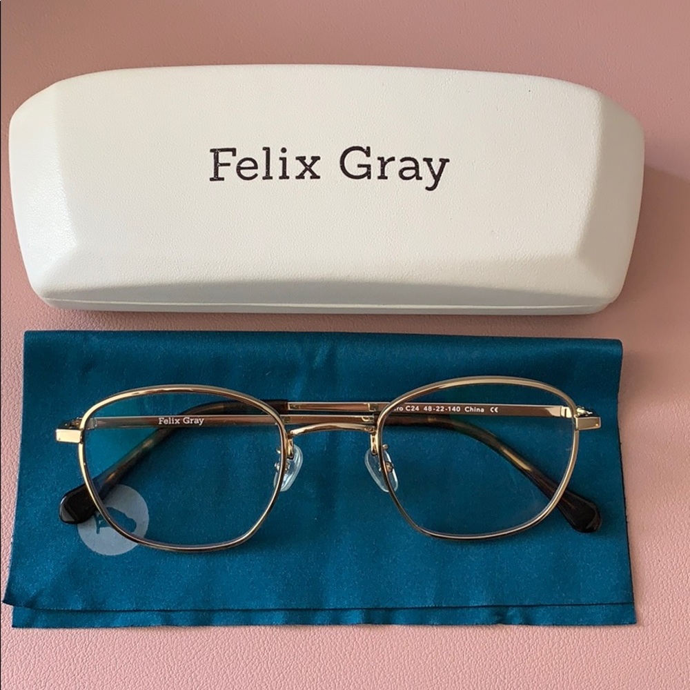 Felix Gray blue light glasses - Haro in gold